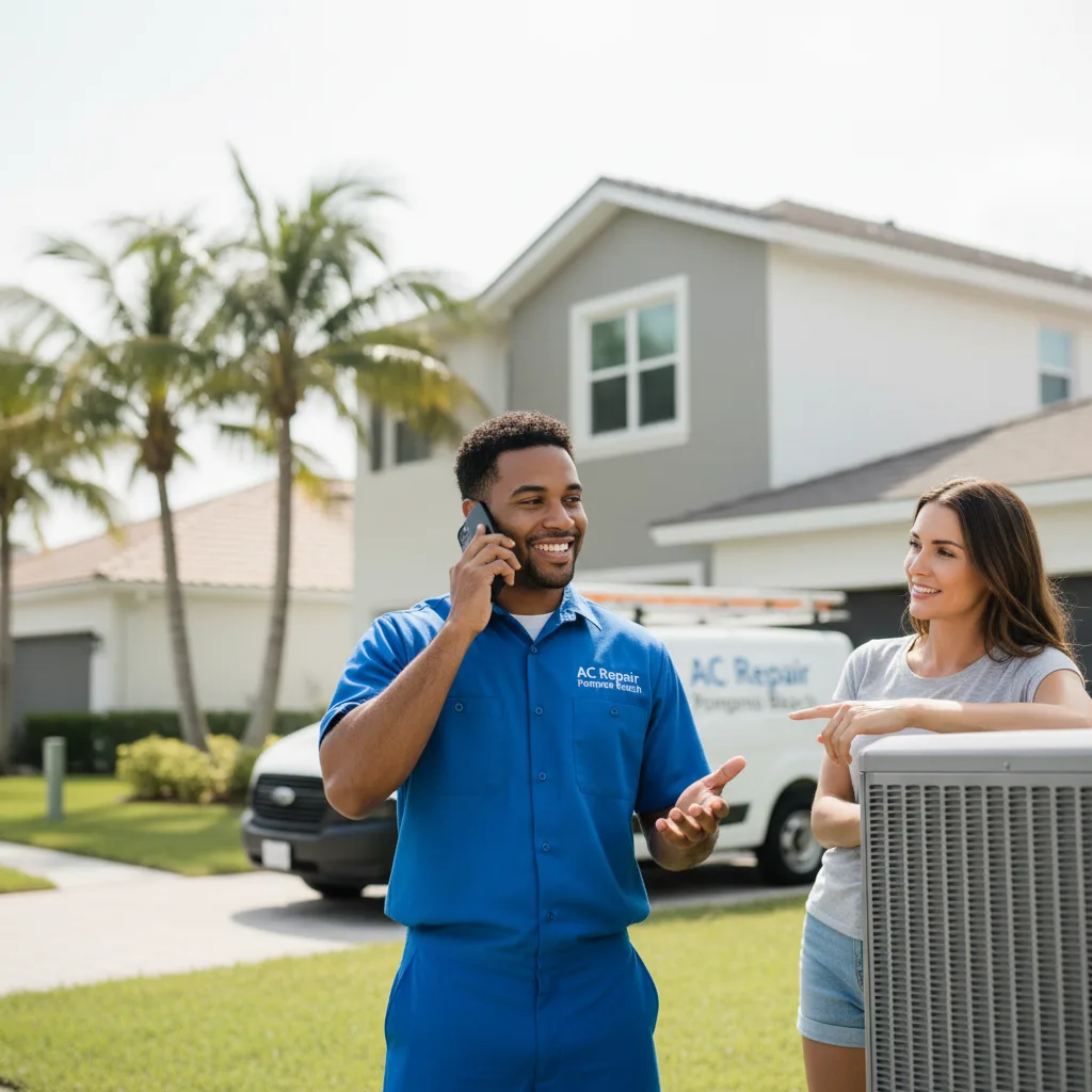 AC Repair Pompano Beach customer support in East Rochester